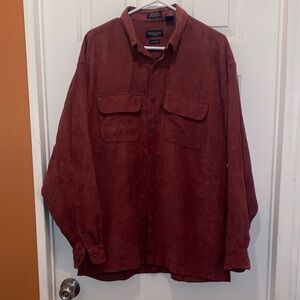 Van Heusen Men's Terracotta Shirt Jacket